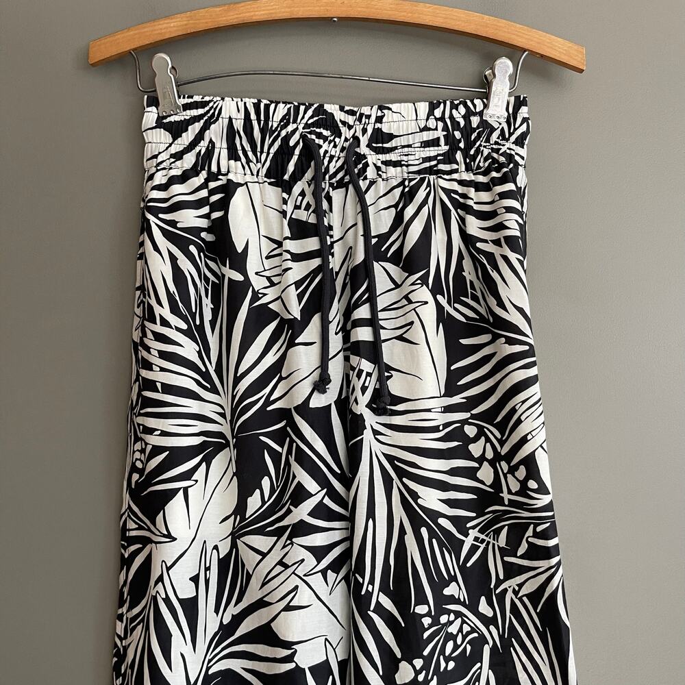 Frame Palm Printed Drawstring Lounge Pants Size X… - image 5